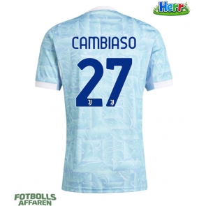 Juventus Andrea Cambiaso #27 Bortatröja 2025-26 Kortärmad